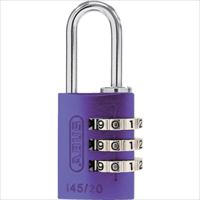 ＡＢＵＳ　ナンバー可変式南京錠　１４５－２０　パープル