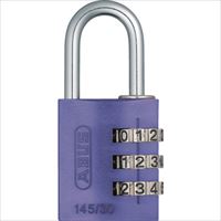 ＡＢＵＳ　ナンバー可変式南京錠　１４５－３０　パープル