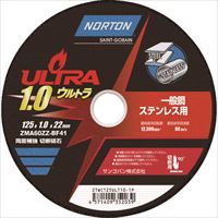 ＮＯＲＴＯＮ　切断砥石　ウルトラ　１２５ｍｍ×１．０ｍｍ