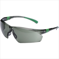 ユニベット　二眼型保護メガネ　５０６ＵＰ　ブラック×グリーン　グレーレンズ