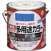 アサヒペン　油性多用途カラー　０．７Ｌ　青