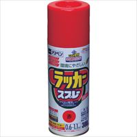 アサヒペン　アスペンラッカースプレー３００ｍｌ　赤