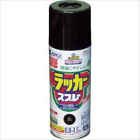 アサヒペン　アスペンラッカースプレー４２０ｍｌ　黒