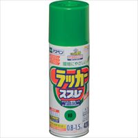 アサヒペン　アスペンラッカースプレー　４２０ＭＬ　緑