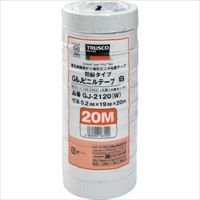 ＴＲＵＳＣＯ　脱鉛タイプビニールテープ　１９ｍｍＸ２０ｍ　１０巻入り　白