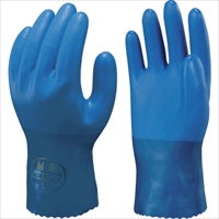 ショーワ　塩化ビニール手袋　Ｎｏ６５０耐油ビニロ－ブ　ブルー　３Ｌサイズ