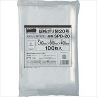 ＴＲＵＳＣＯ　規格ポリ袋１０号　縦２７０Ｘ横１８０Ｘｔ０．０３　１００枚入　透明