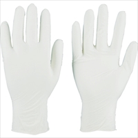 ＴＲＵＳＣＯ　ニトリル製使い捨て極薄手袋　粉無し　　Ｌ　ホワイト　（２００枚入）