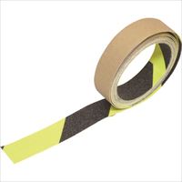 ＴＲＵＳＣＯ　蛍光ノンスリップテープ　屋外用　２５ｍｍＸ１０ｍ　グリーン・ホワイト