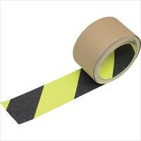 ＴＲＵＳＣＯ　蛍光ノンスリップテープ　屋外用　５０ｍｍＸ３ｍ　ゼブラ