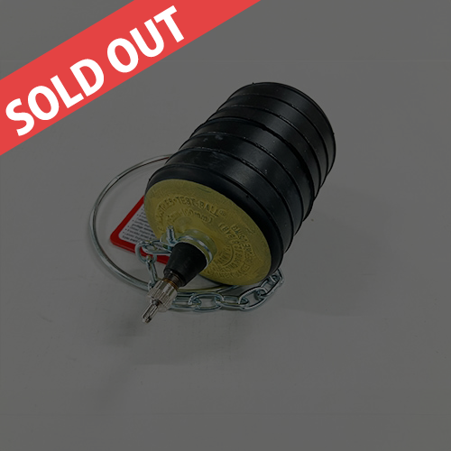 【アウトレット70%引き】 マルチサイズ テストボール φ75～100㎜（φ72～107㎜）　止水プラグ